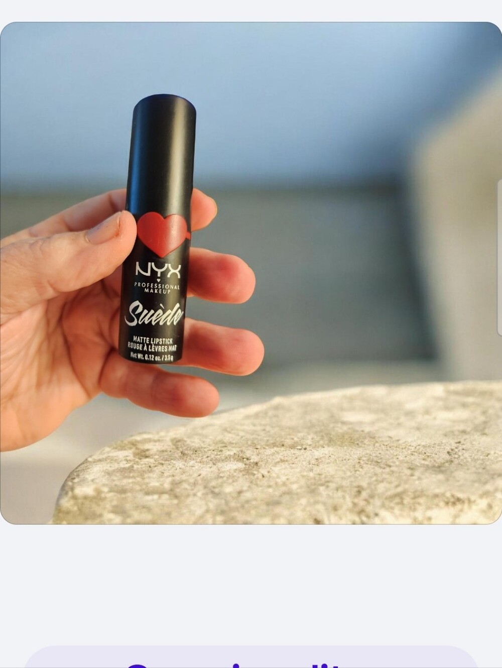 NYX Suede Matte Lipstick — New But No Box